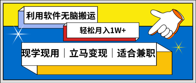低密度新赛道 视频无脑搬 一天1000+几分钟一条原创视频 零成本零门槛超简单-果酷网